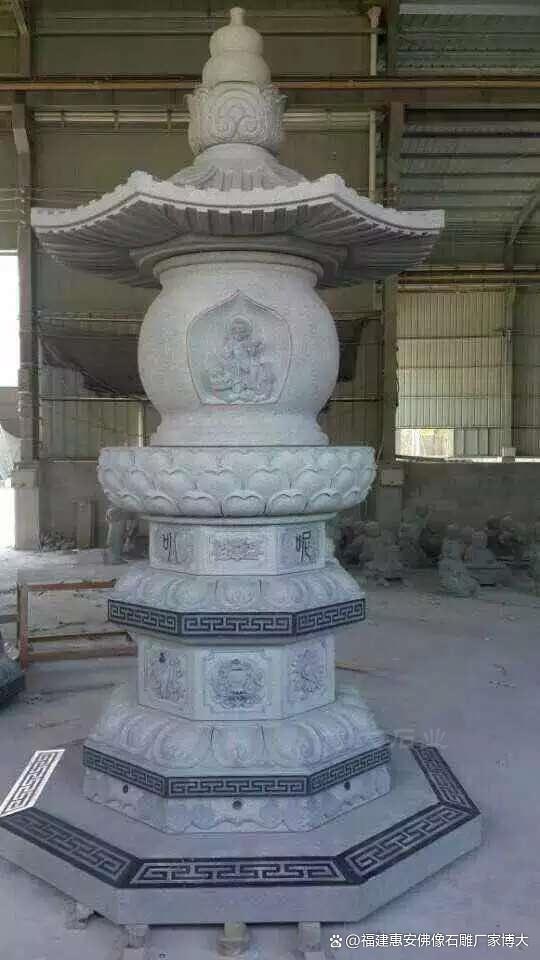 在风水布局中的作用AG真人石雕佛塔(图5)