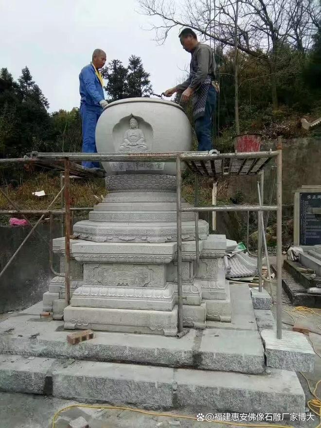 在风水布局中的作用AG真人石雕佛塔